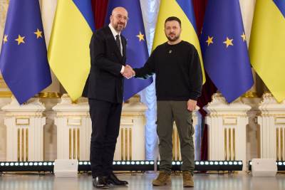Charles Michel i Volodimir Zelenski Charles Michel i Volodimir Zelenski