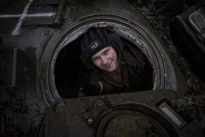 Ukrajinski vojnik u tenku 