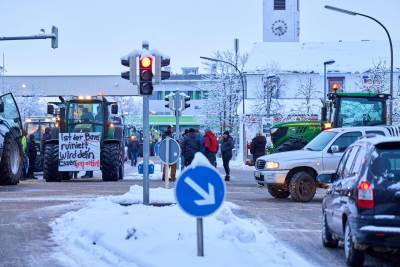 Prosvjed njemačkih poljoprivrednika 