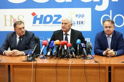 Milorad Dodik, Dragan Čović i Nermin Nikšić Milorad Dodik, Dragan Čović i Nermin Nikšić