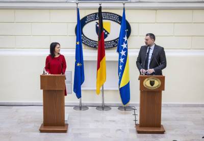 Annalena Baerbock i Elmedin Konaković Annalena Baerbock i Elmedin Konaković