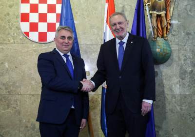 Lucian Bode i Davor Božinović Lucian Bode i Davor Božinović